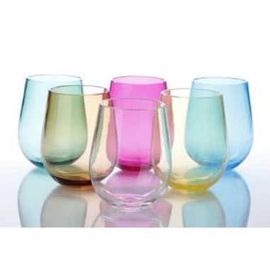 Vasos de vino de plástico personalizados